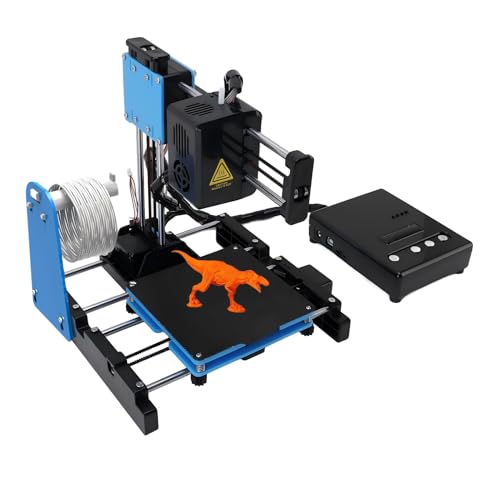 Ouitble Impresora 3D para Principiantes 10-40 mm/s Mini 3D Impresora con Filamento PLA de 1,75 mm, Magnética Extraíble Tamaño de impresión de 100 x 100 x 100mm