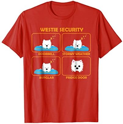 Westie Funny Gift | Funny Westie Shirt | Westie Security