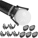 FINGER TEN Golf Ball Retriever for Putter Piker Upper 2/4/6/8/10 Pack Suction Cup Ball Grabber Tool with Screws Foldable Mini Ball Retrievers for Men Women Golfer (10 Pack)