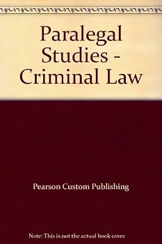 Paperback Paralegal Studies - Criminal Law Book