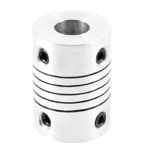 Uxcell a14010900ux0565 Motor Shaft 8mm to 8mm Joint Helical Beam Coupler Coupling D18L25