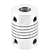 uxcell Motor Shaft 8mm to 8mm Joint Helical Beam Coupler Coupling D18L25