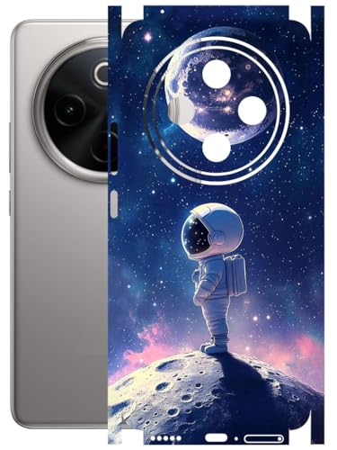 Image of AtOdds - Full Body Back Screen Guard Protector Film - Lamination Wrap Skin Sticker Compatible with VIVO T4 (5G) | Scratchproof Matte Finish (Moon)