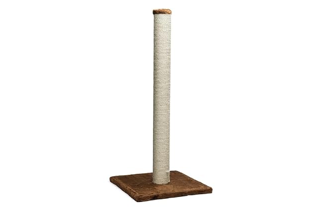 Foto 3 de 8 de Beeztees Scratch Post Gina con Huella, Extra Grande, 40 x 40 x 90 cm, Black P