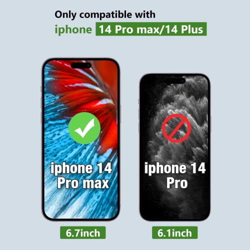 Gbvhdr Battery Case For Iphone 14 Pro Max And 14 Plus, Real 7000Mah Rechargeable Smart Extended Charging Case With 1X Screen Protector, Ultra-Slim Portable Protective Battery Pack (6.7 Inch) Red #TOP1