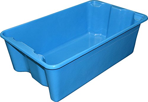 Toteline 7805085268 Nest and Stack Container, Glass Fiber Reinforce Plastic Composite, Capacity 300 lb, 24.5