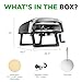 NutriChef Outdoor Pizza Oven with 360° Rotating Pizza Stone | Cooks 12