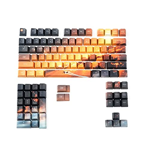 Set de touches PBT 104 pour clavier mécanique setup gamer et bureau