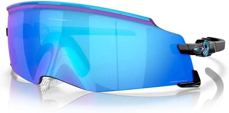Kato Sunglasses, Polished Black Frame/Prizm Sapphire Lenses