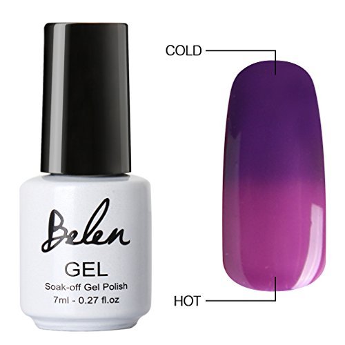 Belen Chameleon Thermal Colour Changing Gel Polish Soak Off Nail Art Varnish 5708