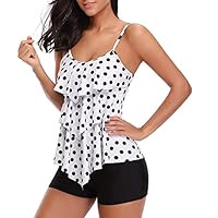 Algopix Similar Product 9 - GFHFHITJ Womens Print SwimwearPolka
