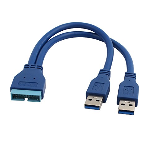 Câble carte mère 19-pin mâle USB 3.0 pour ajouter des ports à votre PC