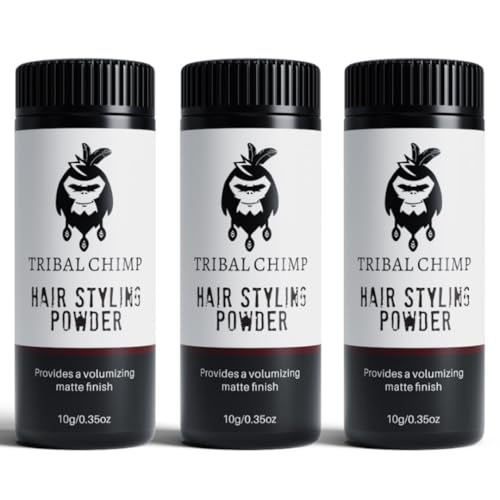 Tribal Chimp Hair Styling Powder, All-day Invisible Hold Hair Volumizer
