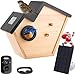 Bird House with Camera, 4MP Smart Birdhouse Camera with Solar Powered, Birdhouse Cameras for Families, Motion Detection & 32GB SD Card, Watch Bird Nesting & Hatching in Real Time