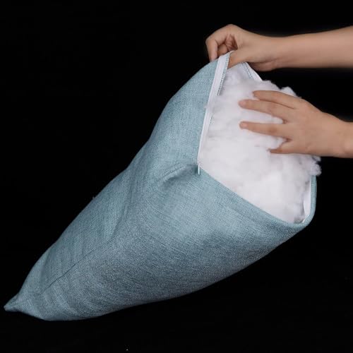 Image of Soft 3 Kg Fiber, Racron Polyester Synthetic Cotton Filling for Cushion, Pillow, Teddy Bear, Toy Stuffing (3 Kg, Pure Virgin Fiber, White) (Vacuum Packed)