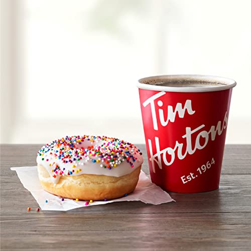 Tim Hortons Decaf, Medium Roast Coffee, Single-Serve K-Cup Pods Compatible With Keurig Brewers, 32Ct K-Cups, Red #TOP2