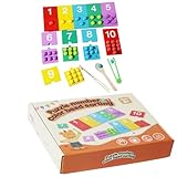 Design robuste pour les enfants : ce jouet de tri de couleurs dispose d'un design robuste en bois de haute qualité qui offre une expérience sûre pour les enfants, est doux pour les petites mains et conçu pour des années de jeu éducatif à la maison ou en classe. La qualité durable soutient les activités de développement pour les jeunes apprenants.