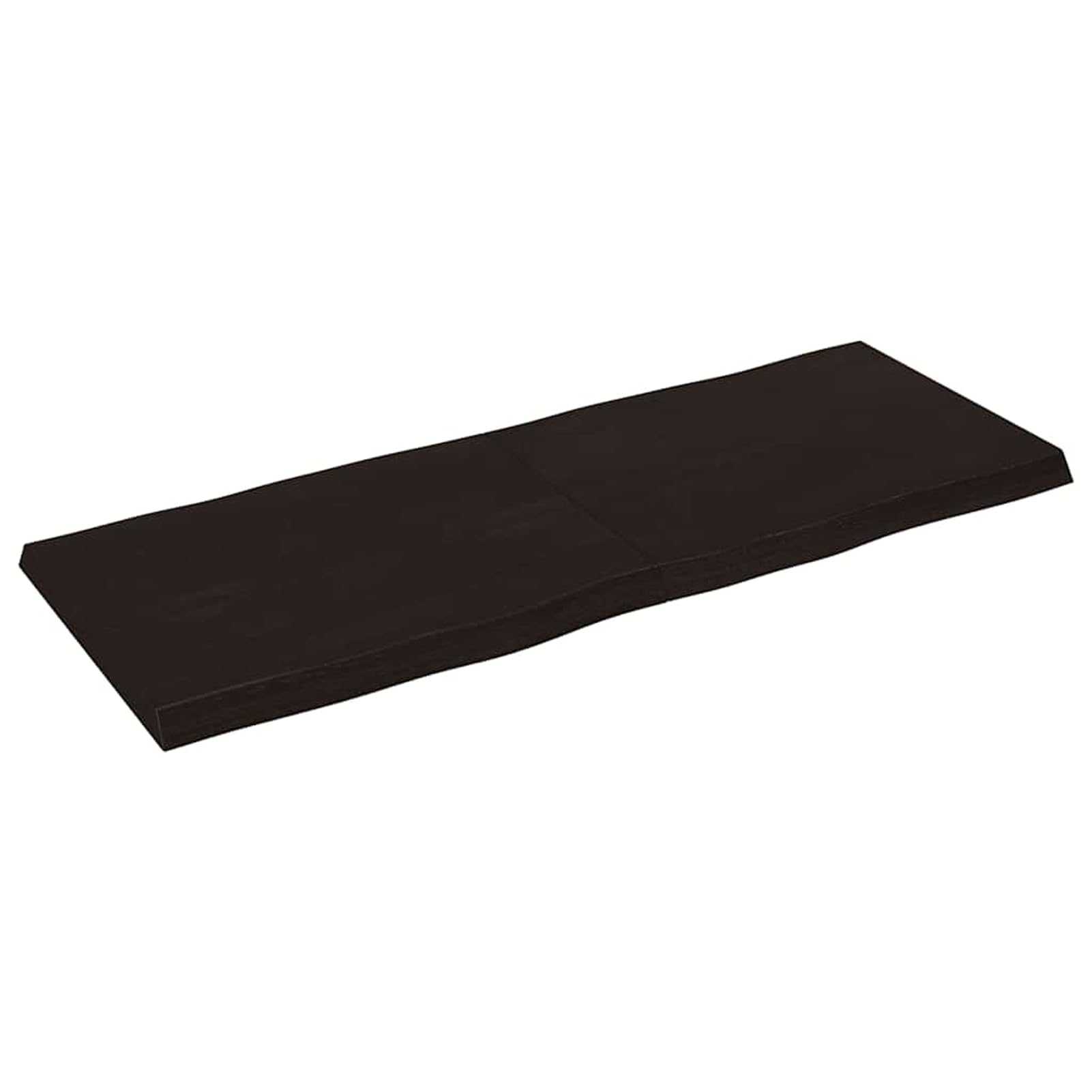 Piano Tavolo in Rovere Massello 140x50x(2-4) cm con Bordo Vivo e Design Pieghevole per Rinnovo Tavoli Casa e Ufficio