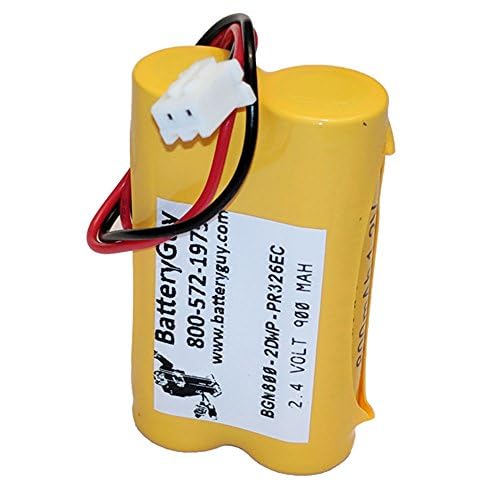 BatteryGuy 2AAR1L-MX Replacement 2 4V 900mAh Nickel Cadmium Battery Brand Equivalent Rechargeable