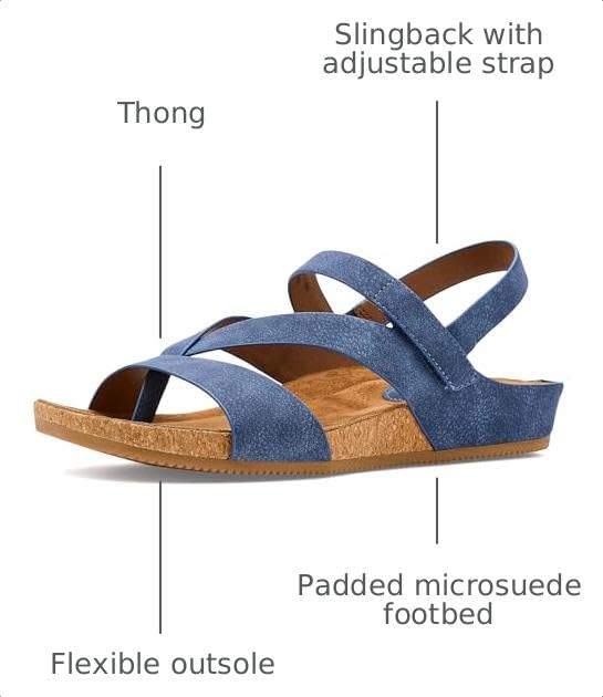 Image of EuroSoft, Womens, Gianetta, Mid Blue, 7.5, Wide