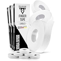 Nastro Sportivo Adesivo Extra Forte 3 Rotoli, Anelastico E Ipoallergenico, Per Arrampicata, Pesistica, Pallavolo, Basket, Bianco