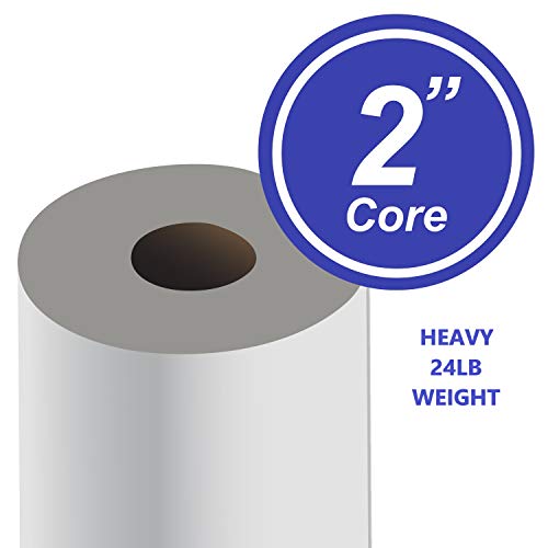 Alliance Wide Format Paper 24" X 150' High Resolution Ink Jet Media Coated Bond Rolls 96 Bright With 2" Core For Aqueous And Latex Printers. 1 Roll Per Carton 24 Lb #TOP2