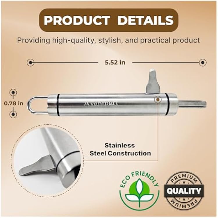 Walnut Cracker tool with Pick Stainless Steel kitchen Gadgets Design. Wal nut Cracker and Macadamia Nut Cracker - Oyster Shucker, Professional Heavy Duty Wal Nut Cracker Tool