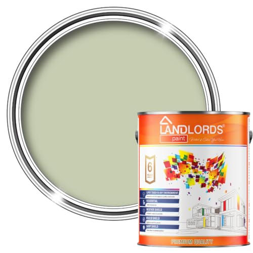 Landlords Fence and Garden Shed Paint | Furniture Barn Wood and Outdoor Paint | Quick-Drying Protection for Furniture | Sage Green 1L