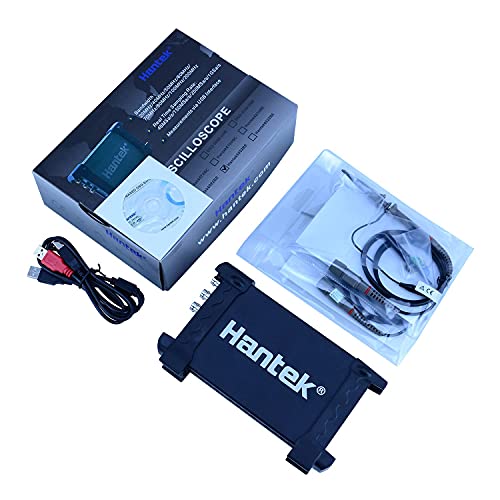 Image of Hantek 6000BE Laptop PC USB Digital Storage Virtual Oscilloscope 2 Channels 20Mhz Handheld Portable Osciloscopio (6102BE)