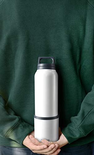 Sigg Classic Thermo Water Bottle With Cup, White, 0.75L (8448.20) #TOP4