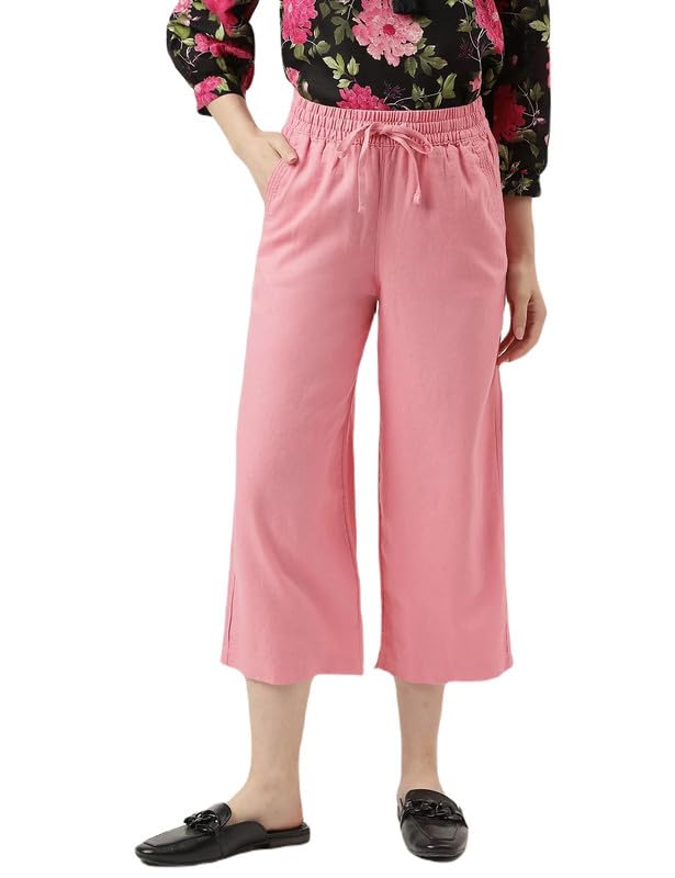 Image of Marks & Spencer Women's Regular Fit Mid Rise Pants