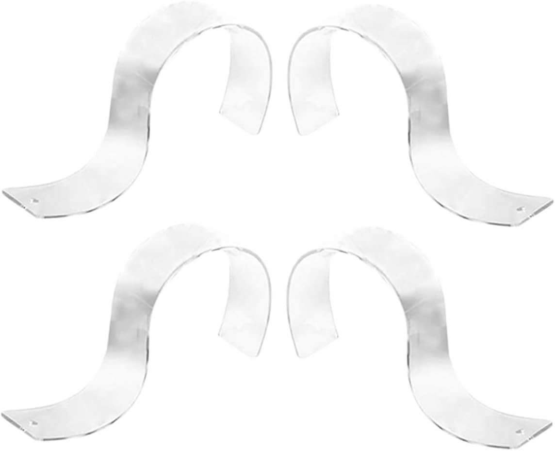 20pcs Acrylic Belt Display Stands Stylish Organizers for Men and Women Belts for Home and Retail Use and Decorative