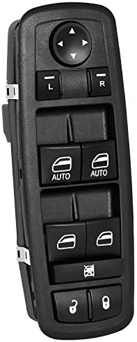Front Driver Side Power Master Window Switch Compatible for 2009-2012 Dodge Ram 1500 2500 3500 Replace # 4602863AD 4602863AB 4602863AC