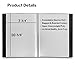 Dunwell Comic Book Storage Album - For Current, Silver Age, Regular Bagged and Boarded, Binder with 6 Super Heavyweight Sleeves, Clear View Cover and Spine, Acid-Free, Gift for Comic Collectors