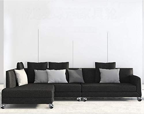 Roulette pivotante à bille avec plaque de fixation pour chaise - 5