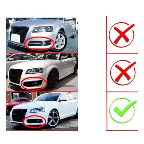 Grille antibrouillard avant protégeant les optiques contre les projections pour A3 8P S-line - 4