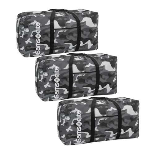 Samsonite Tote-A-Ton 32.5-Inch Duffel Bag (Camo/Black, 3-Pack)
