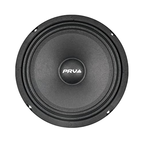 Prv Audio 8 Inch Midrange Speaker 8Mr400-Ndy-4, 400 Watts Max Program Power, Neodymium, 4 Ohm, 200 Watts Rms Power, 94 Db, Mid Range Loudspeaker Fo Pro Car Audio (Single) #TOP1