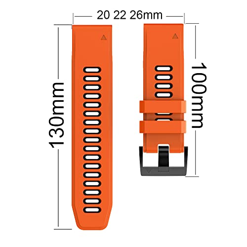 Bracelet montre Garmin interchangeable résistant eau sueur 22mm - 7