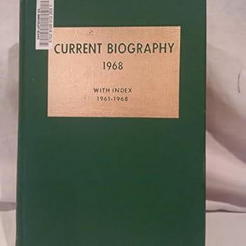 Hardcover Current Biography Yearbook : 1968 Book
