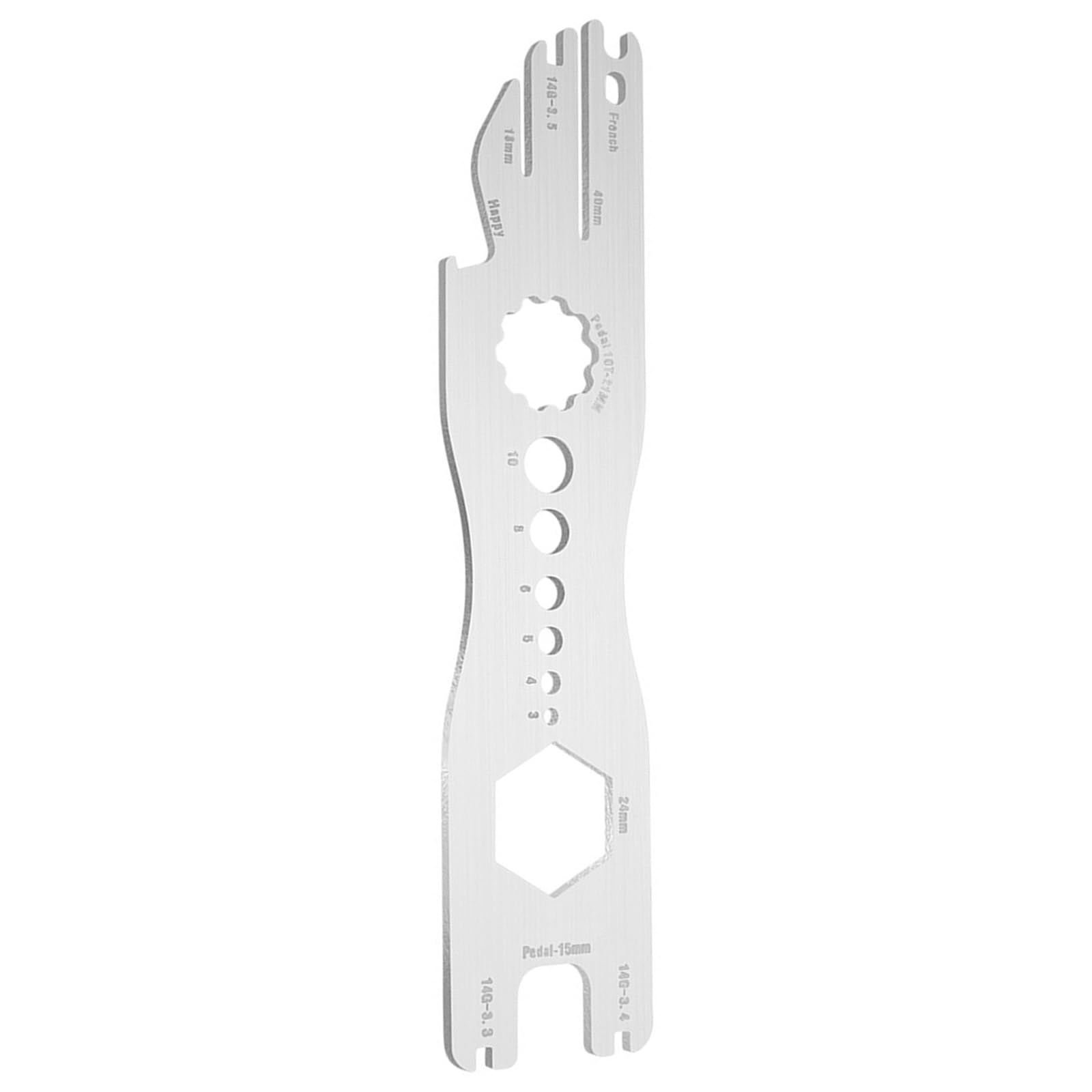 Multifunctional Bikes Wrench Bicycles Maintenance Tool Stainless Steels Bicycles Multitool for Maintenance and Repairs Multifunctional Bike