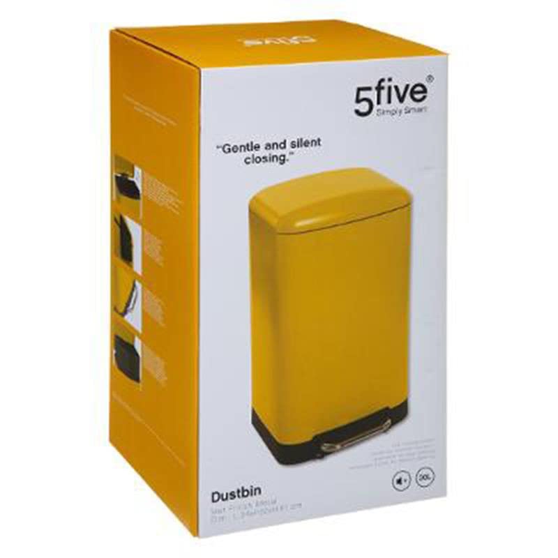 UNIVERSDECOR Poubelle Ariane 30 litres Atmosphéra (Ocre)