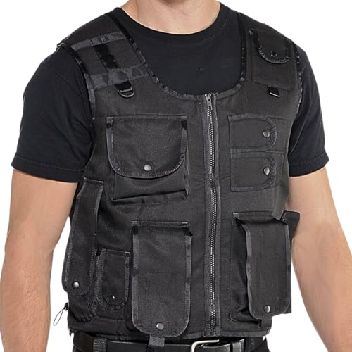 S.W.A.T. Vest Unique Police Roleplay Gear– Adult Standard Size (1 Pc.) Perfect for Cosplay, Theme Parties & Action-Packed Adventures