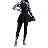 Présentant un élégant motif imprimé, ce modèle style et discrétion pour vos sorties à la plage ou à la piscine.