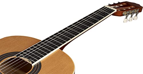 Stretton 3/4 Sized Kids Age 7 To 11 Acoustic Guitar Package – Everything A Beginner Needs To Learn To Play - 36' Inch Classical Nylon String Childs Guitar Pack - Natural #TOP4