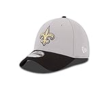NFL New Orleans Saints 2015 Gray Training Camp 39Thirty Stretch Fit Cap, Medium/Large, Gray