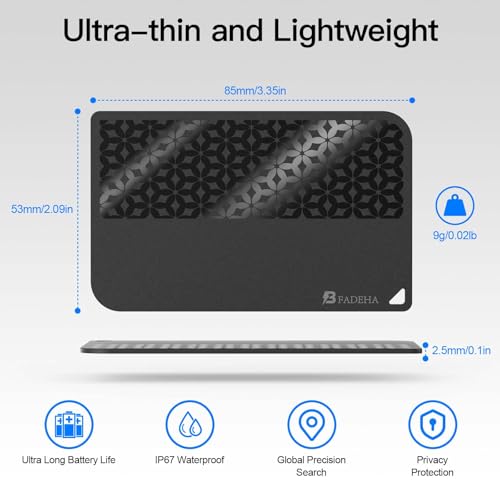 image for BFADEHA [Apple MFi Certified] 2025 Air-Tags (iOS Only) Bluetooth Track