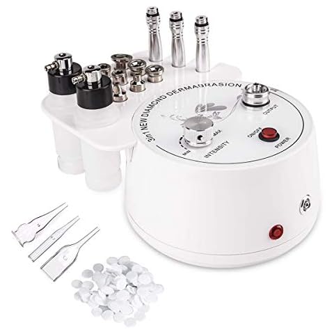 Diamond Microdermabrasion Machine, Yofuly 3 in 1 Professional Microdermabrasion Machine with Vacuum Glass Tube and Spray Bottle for Home Use Skin Care Cover