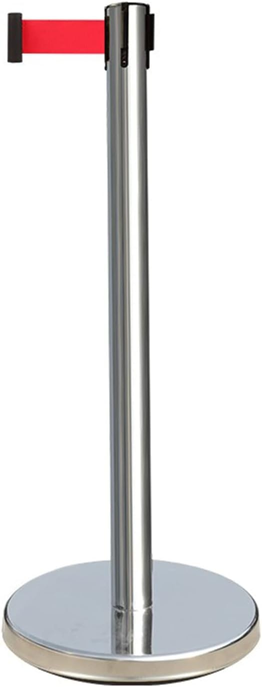 Ceinture télescopique de guidage et poteau d'avertissement robuste pour barrière de sécurité