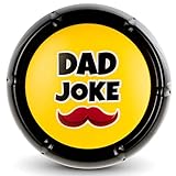 The Original Dad Joke Button | Funny Gift for Fathers, Men, Dad, Grandpa | Unique Present from Daughter or Son | White Elephant, Prank & Gag Gift | Cool Office Desk Toy Talking Gadget